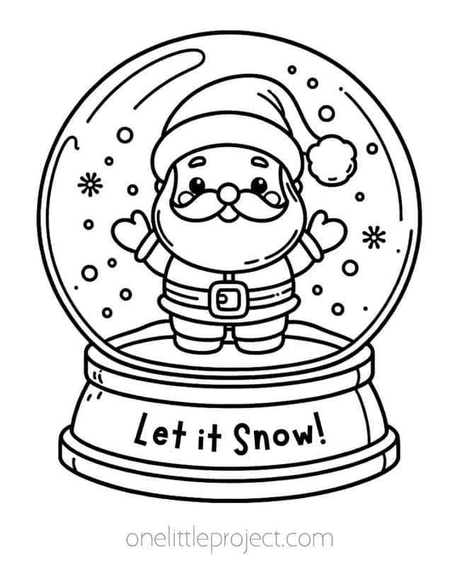 printable merry christmas coloring pages