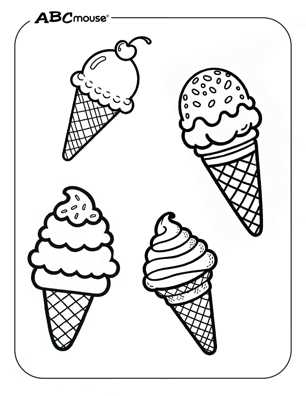 ice cream coloring page free printable ice cream coloring page free printable
