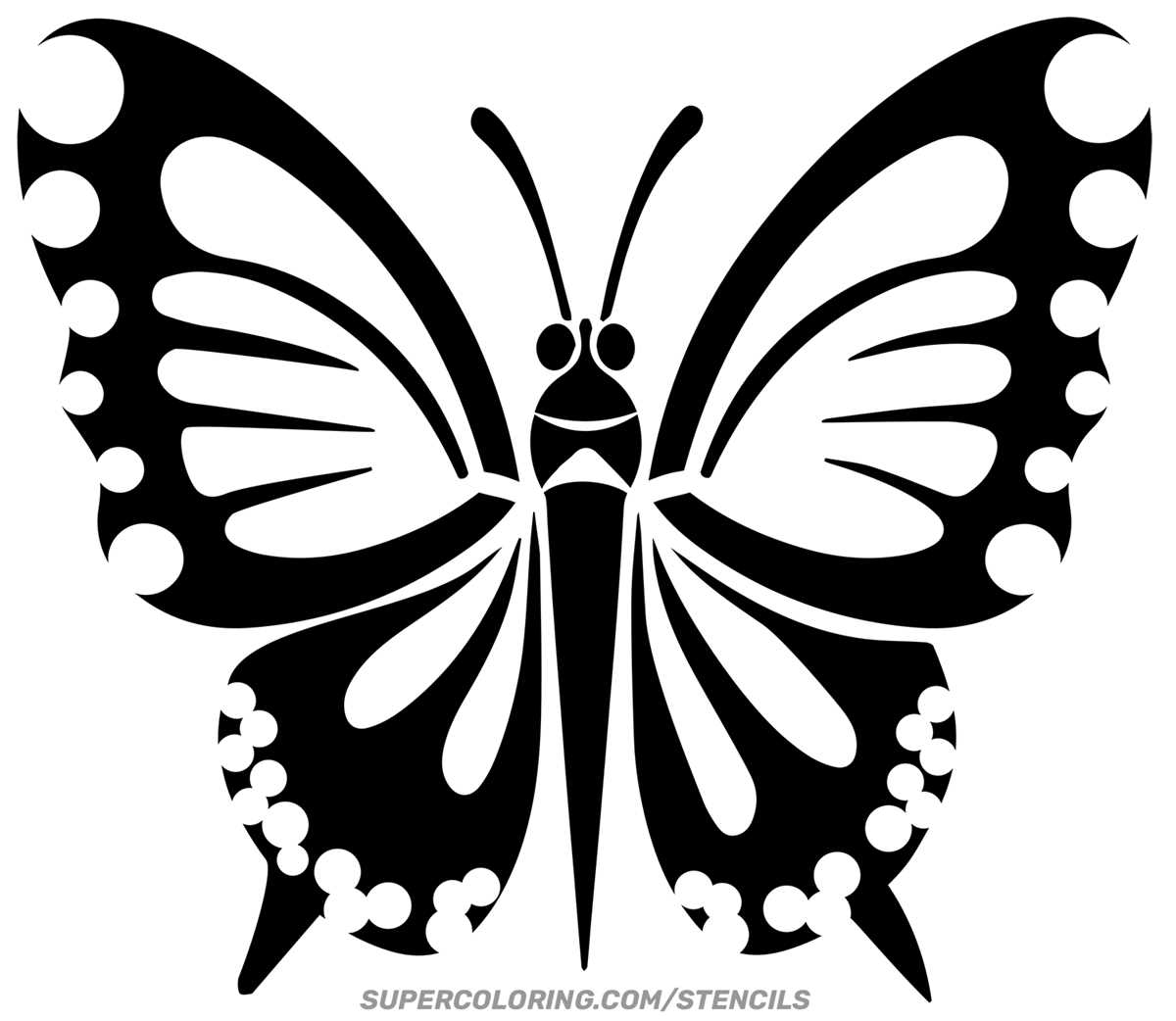butterfly stencils printable