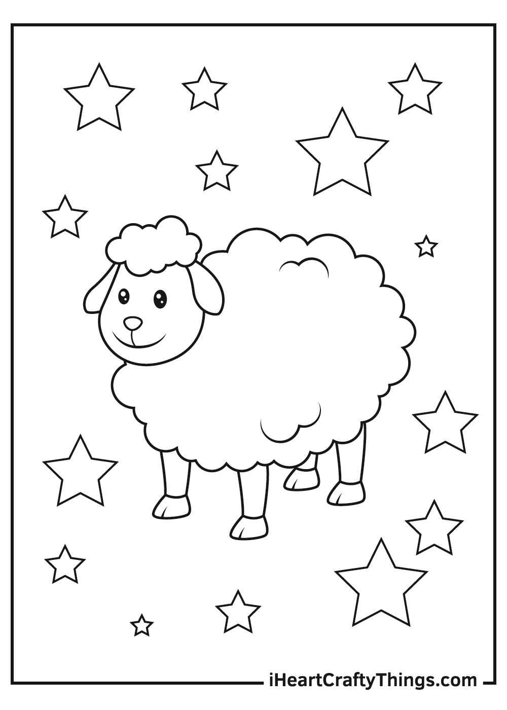 sheep coloring pages printable