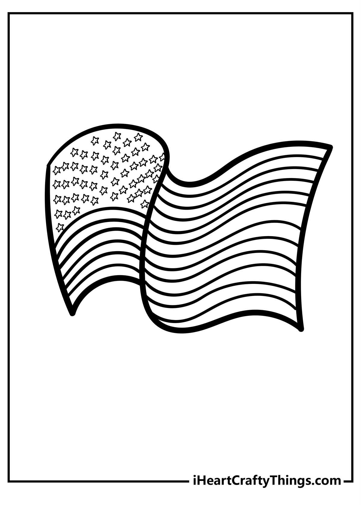 printable us flag coloring page printable us flag coloring page