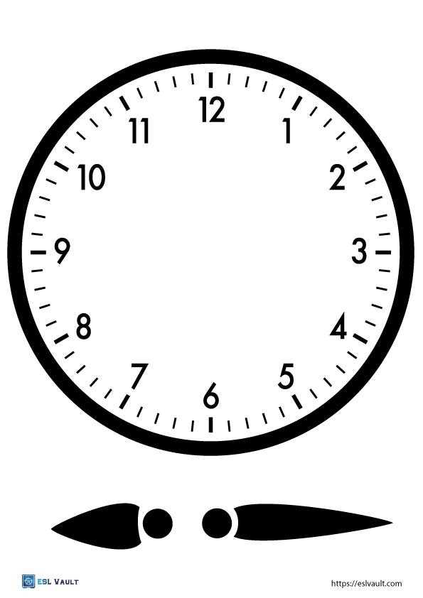 printable blank clock printable blank clock