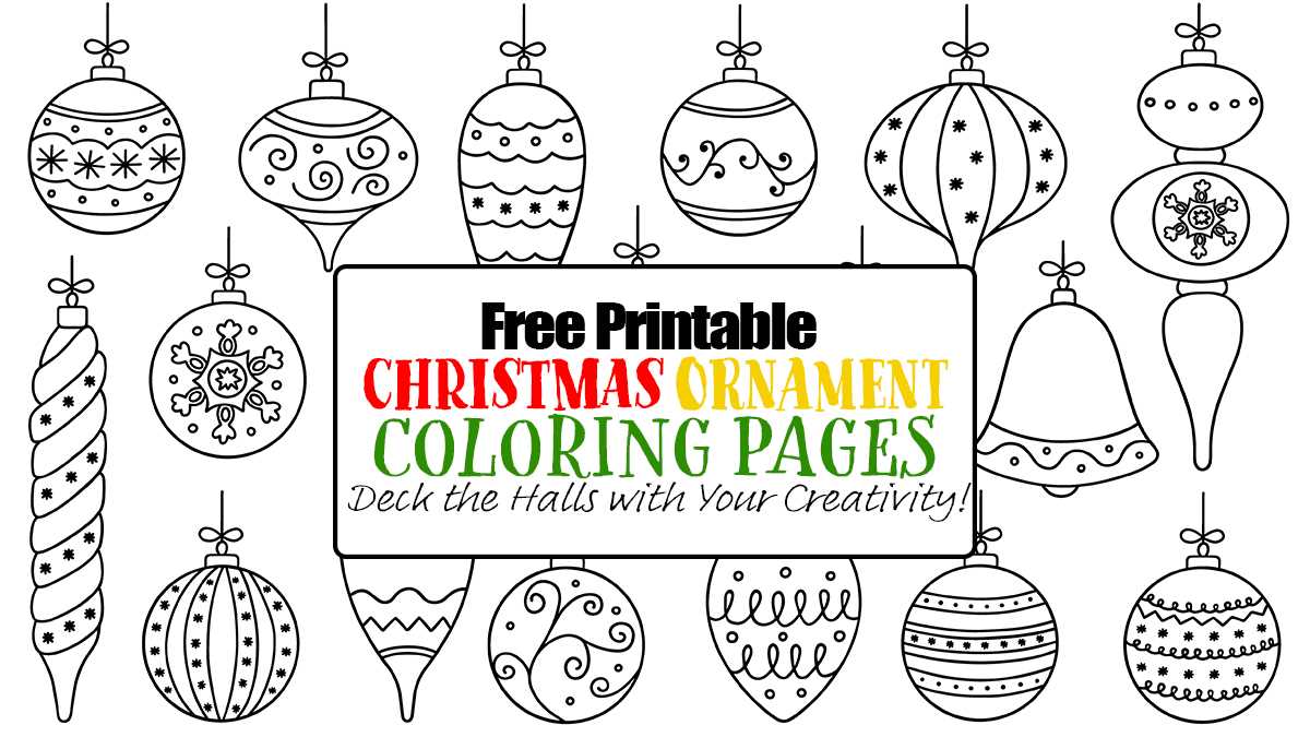 christmas ornament printables