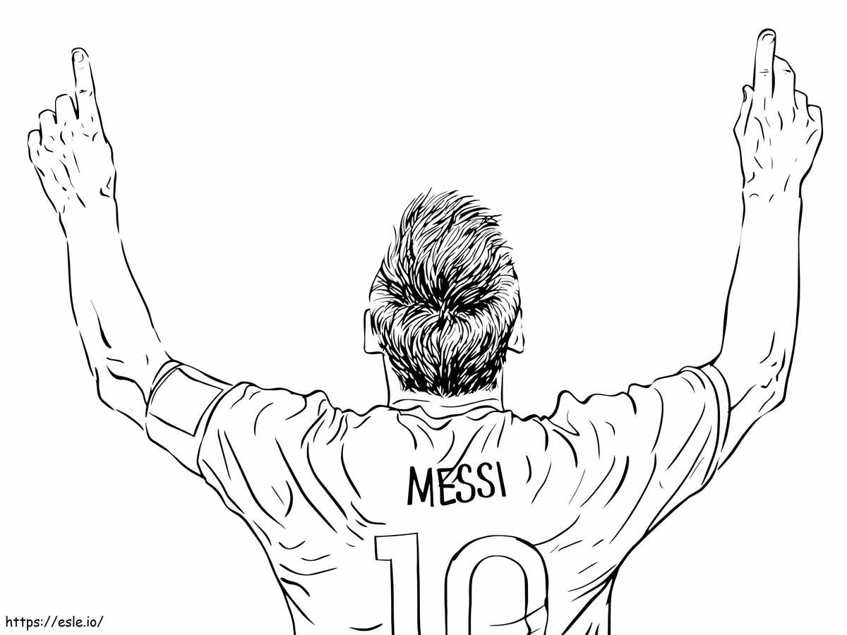 messi coloring pages printable