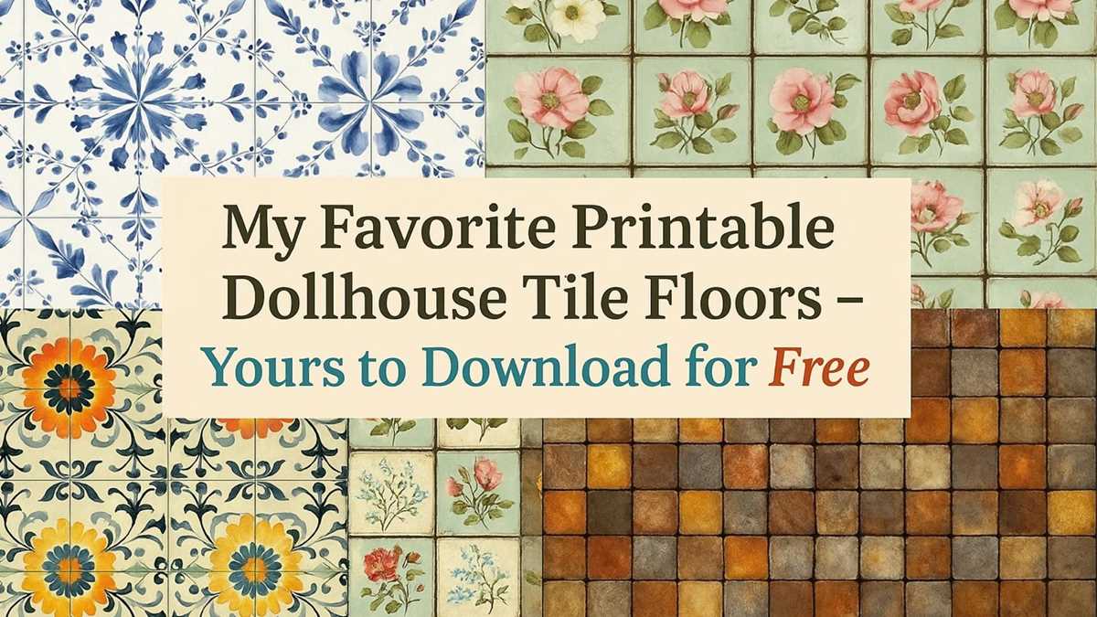 free printable dollhouse flooring