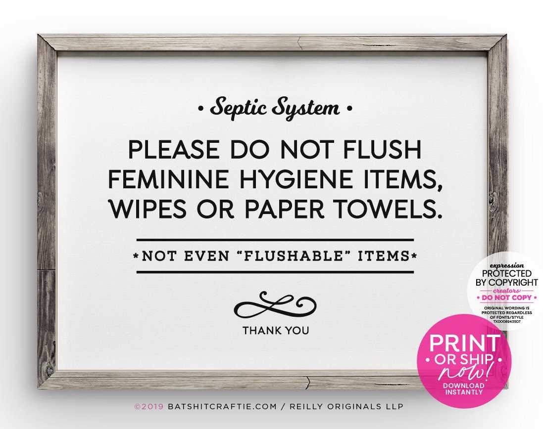 do not flush feminine products sign printable do not flush feminine products sign printable