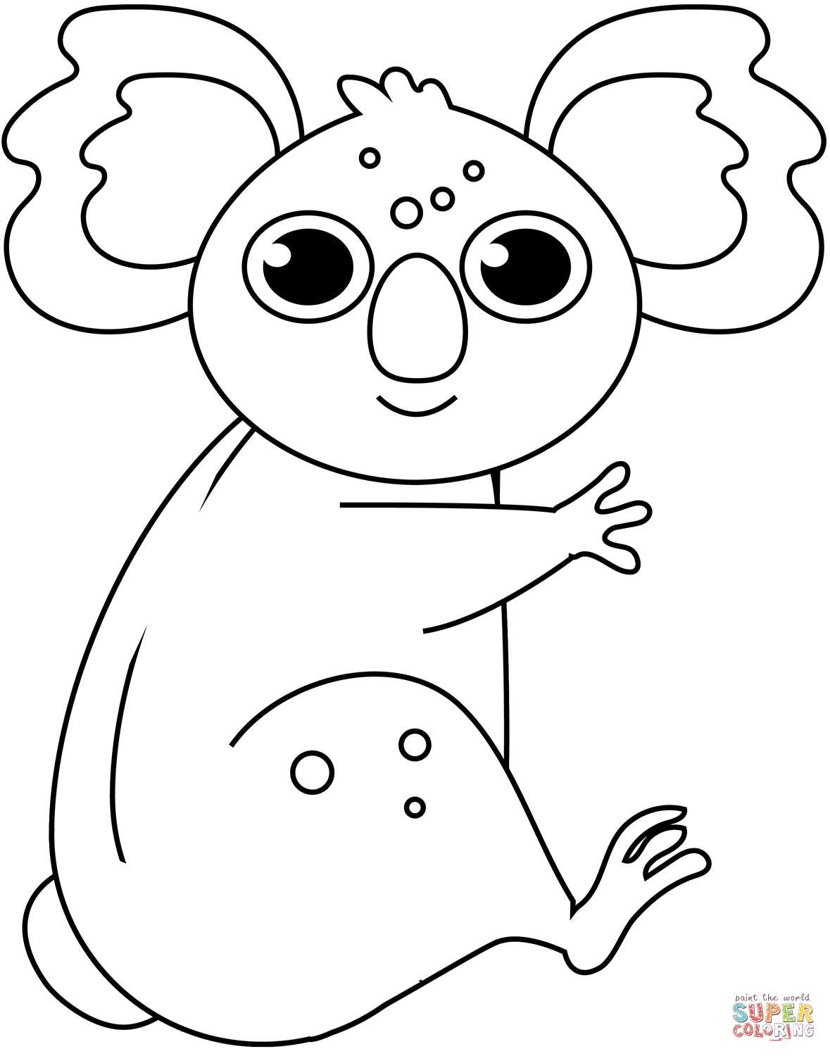 koala bear printable coloring pages koala bear printable coloring pages