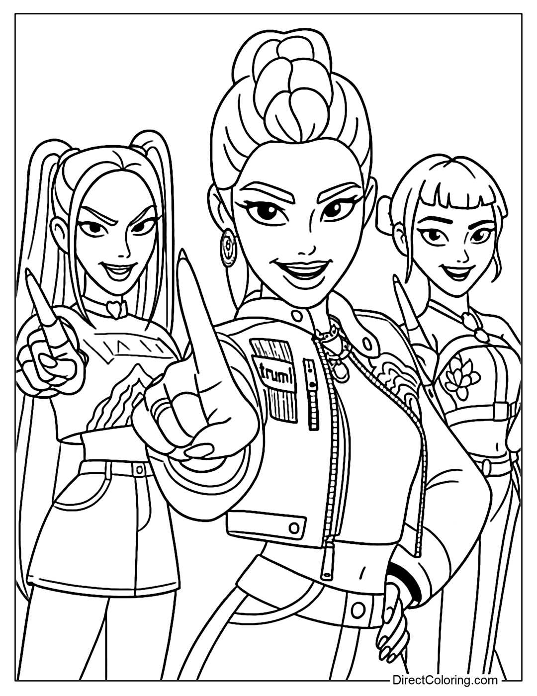 kpop coloring pages printable