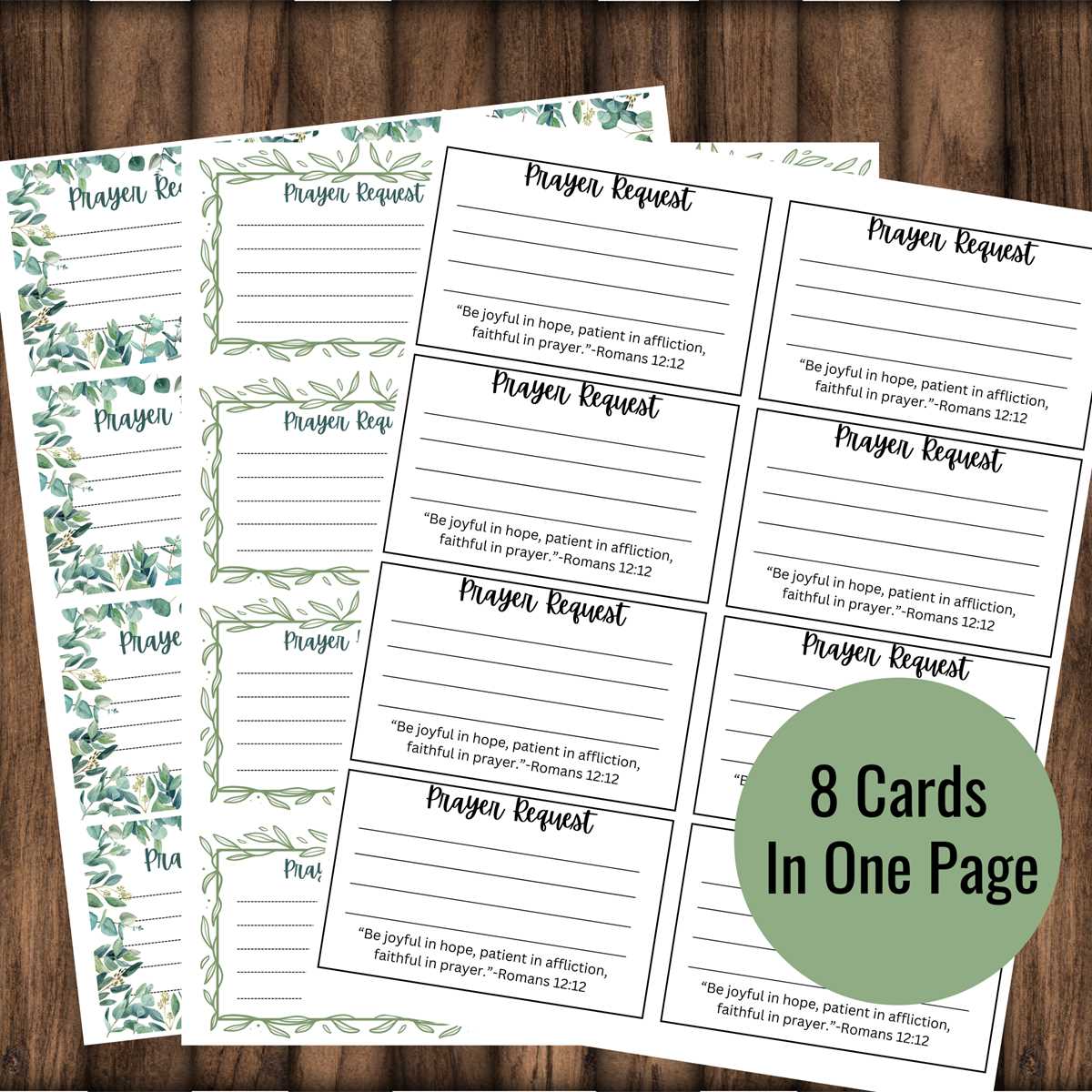 free printable prayer request sheet