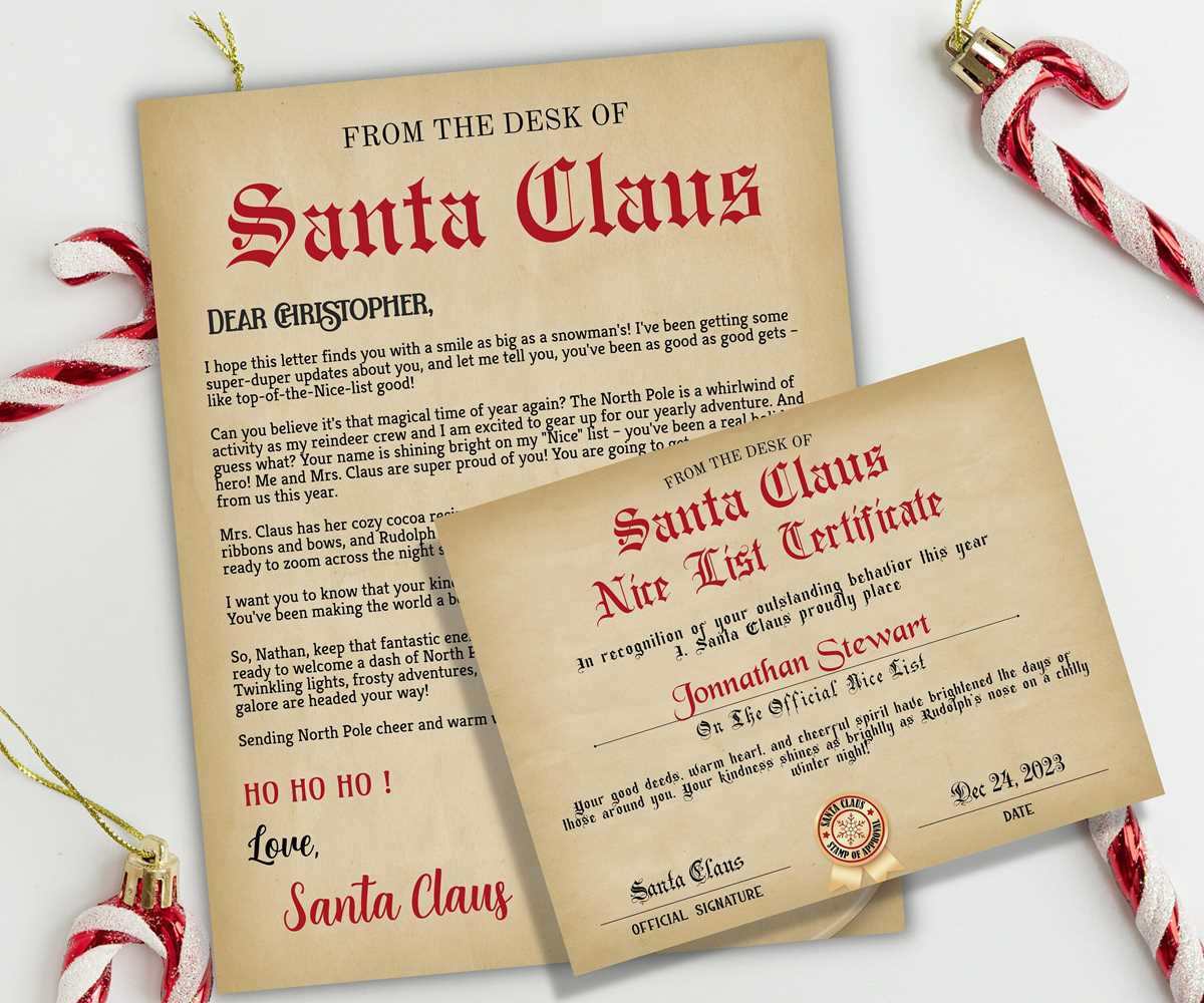 santa letter free printable