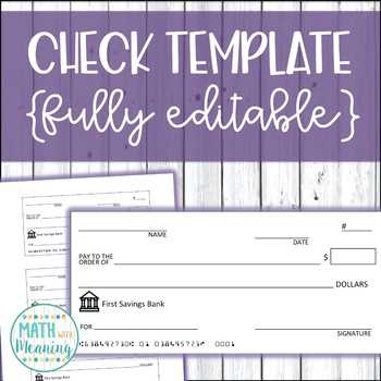 free printable blank checks for practice free printable blank checks for practice