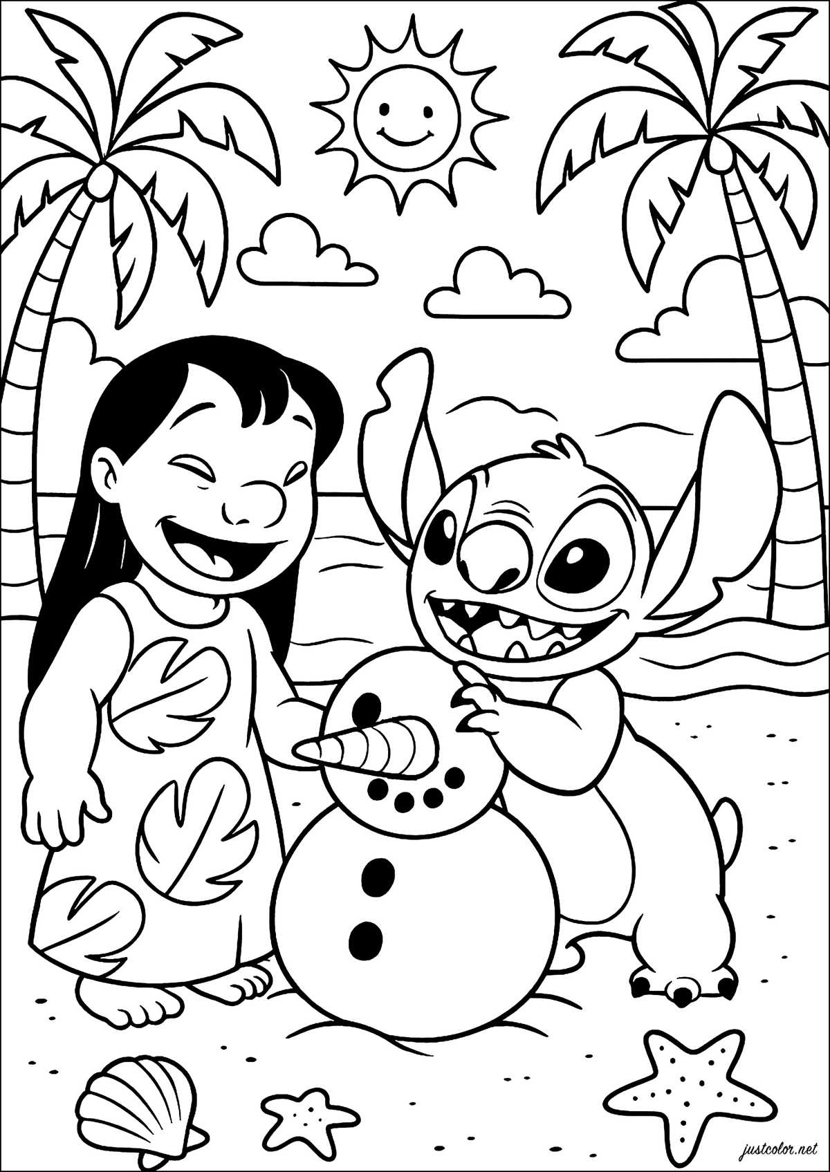 printable disney christmas coloring pages