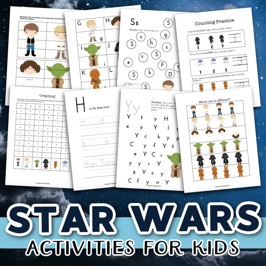 printable star wars activity sheets