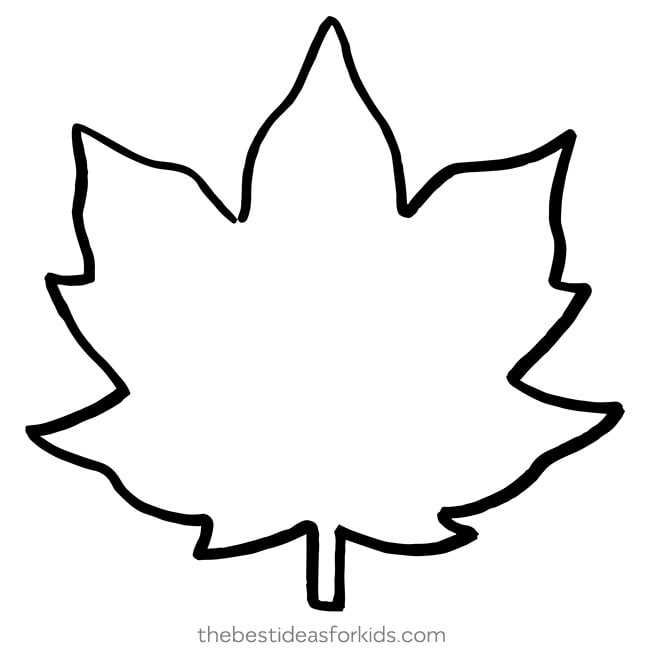 leaf shapes printable