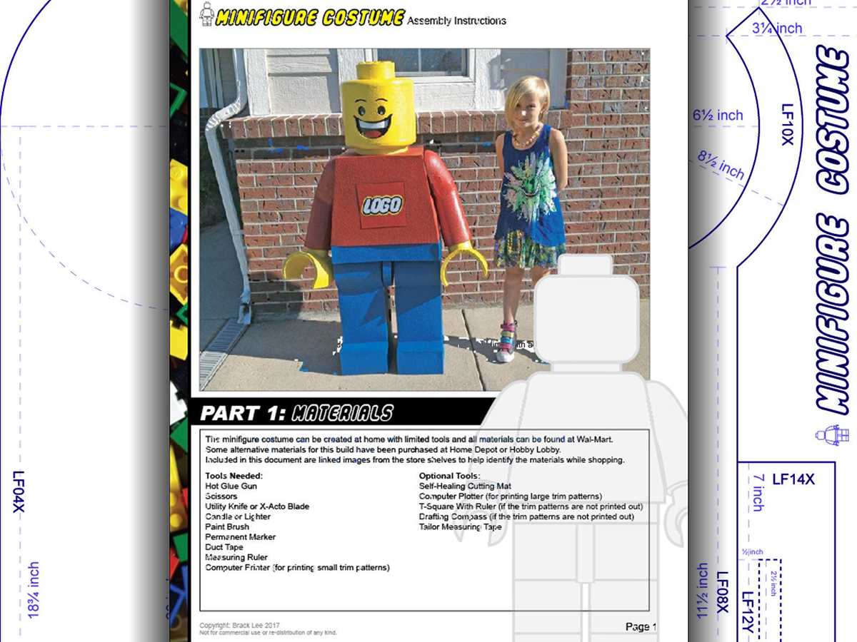 lego minifigure printable