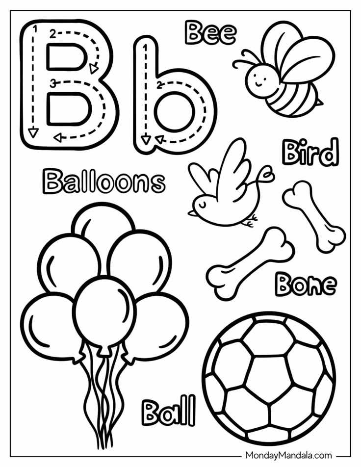 letter b printable coloring pages letter b printable coloring pages