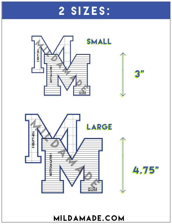 letter m stencil printable