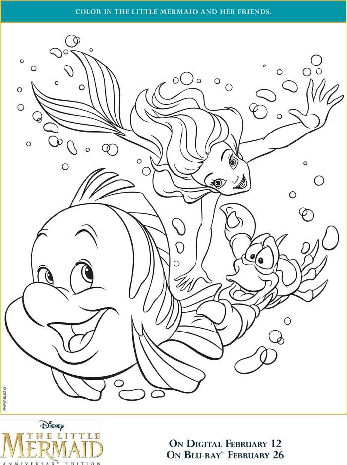 little mermaid printable little mermaid printable