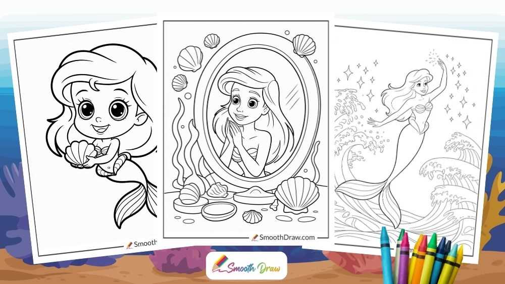 little mermaid printable little mermaid printable