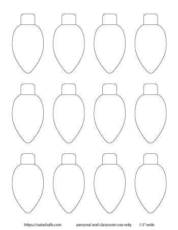 christmas lights printable christmas lights printable