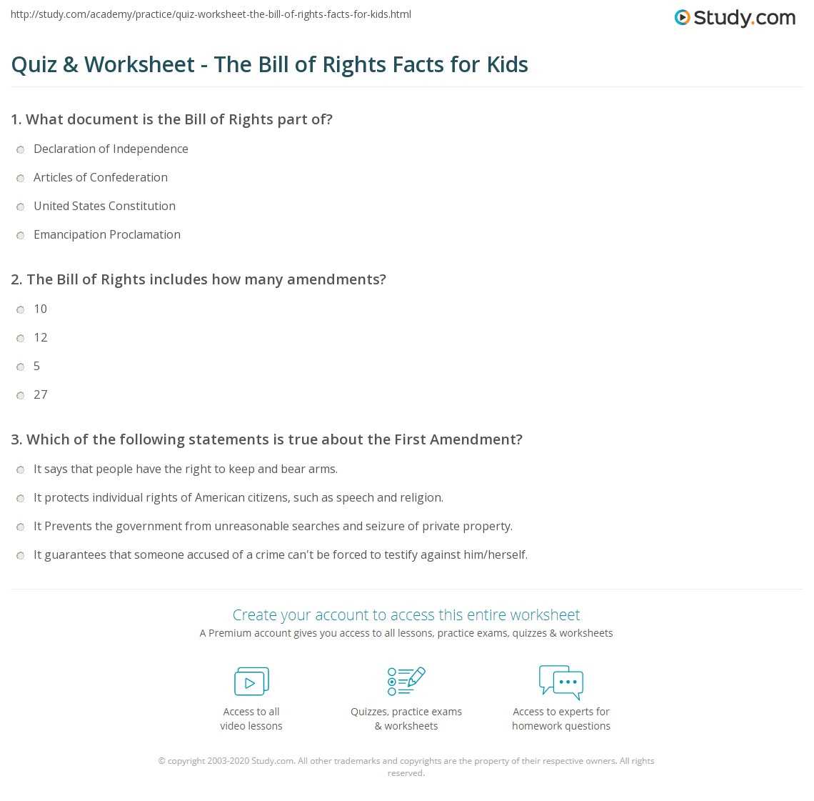bill of rights printable for students bill of rights printable for students