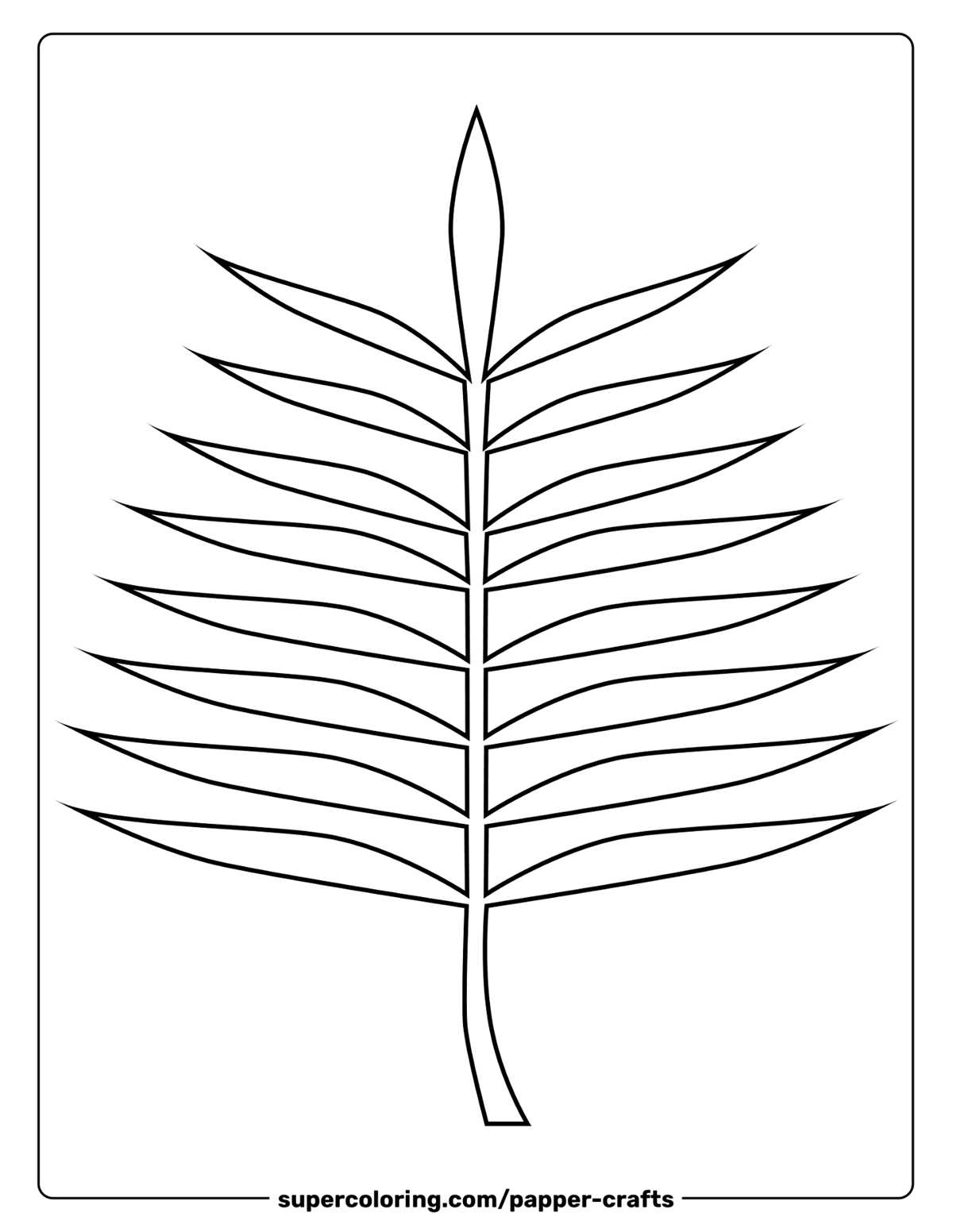palm leaf template free printable palm leaf template free printable