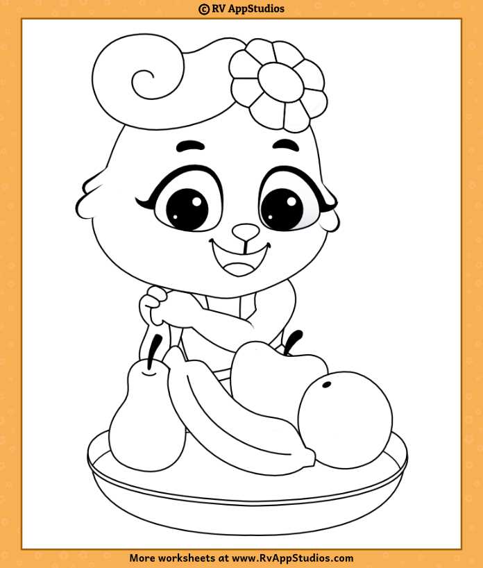 fruits printable coloring pages fruits printable coloring pages