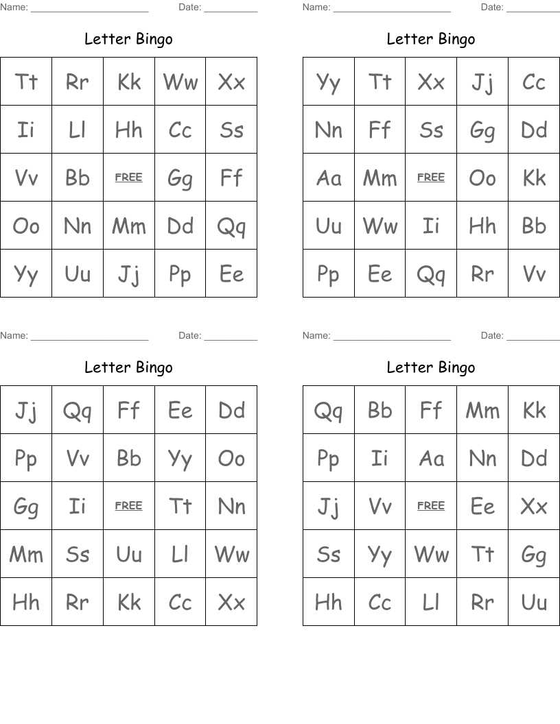 abc bingo printable free