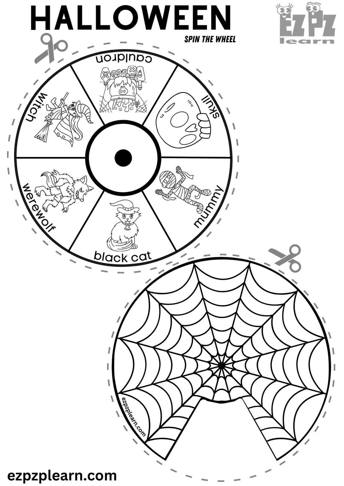 halloween printables free coloring pages