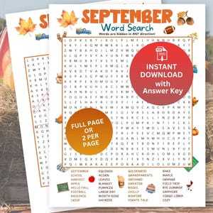september word search free printable september word search free printable