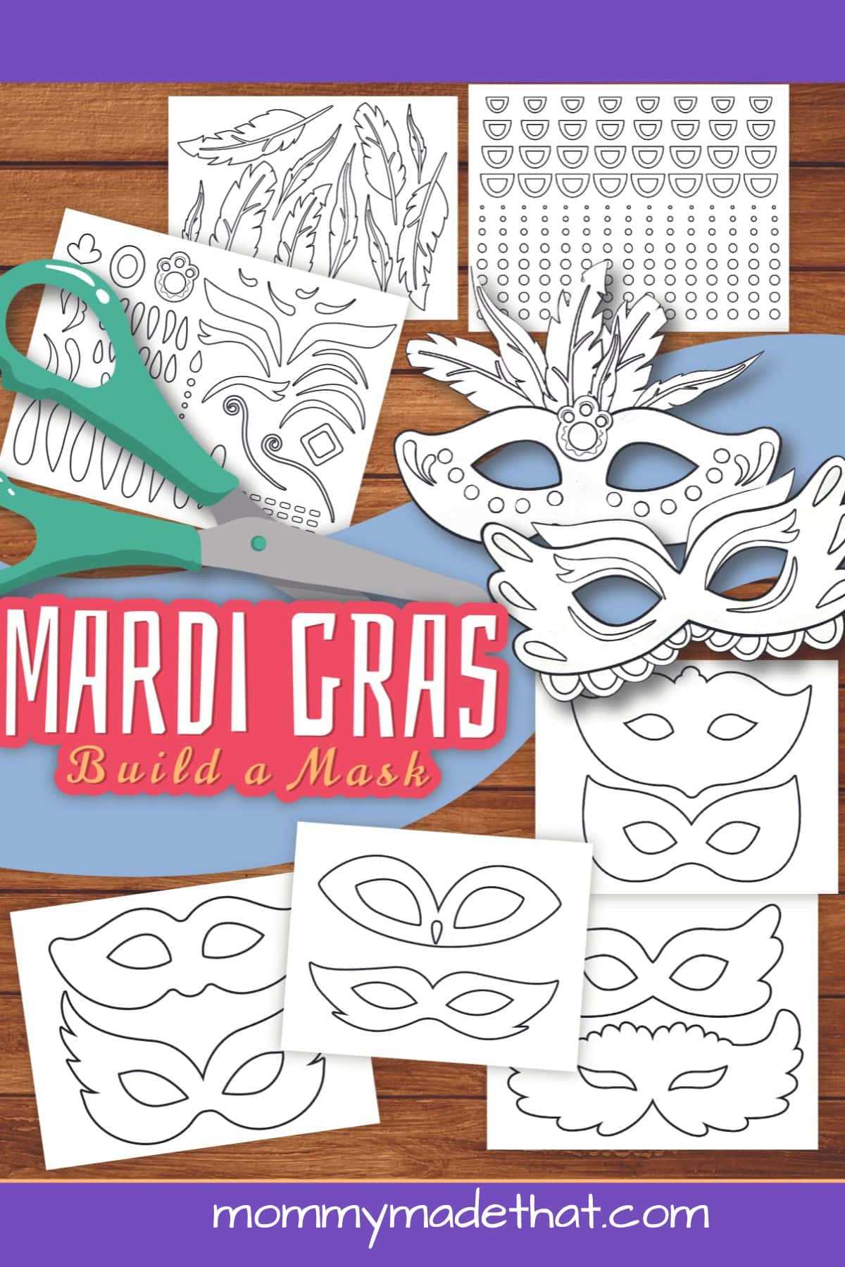 mardi gras mask template printable mardi gras mask template printable