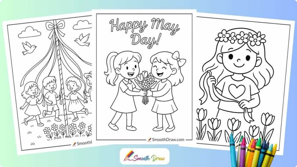 may coloring pages printable