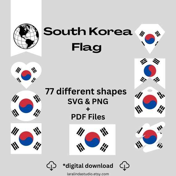 flag of south korea printable