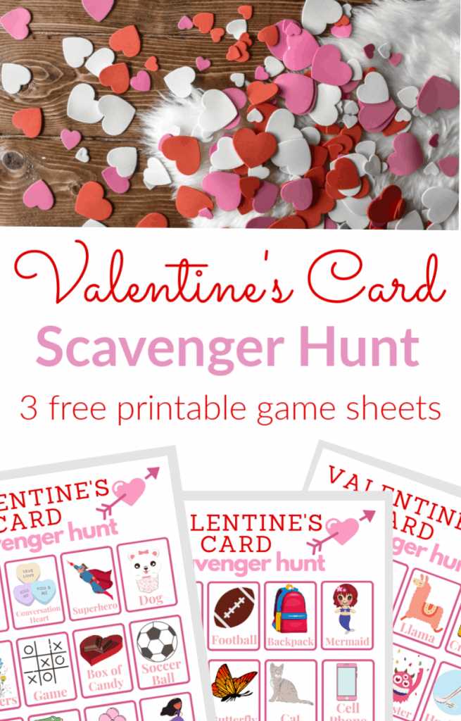 valentine scavenger hunt free printable valentine scavenger hunt free printable