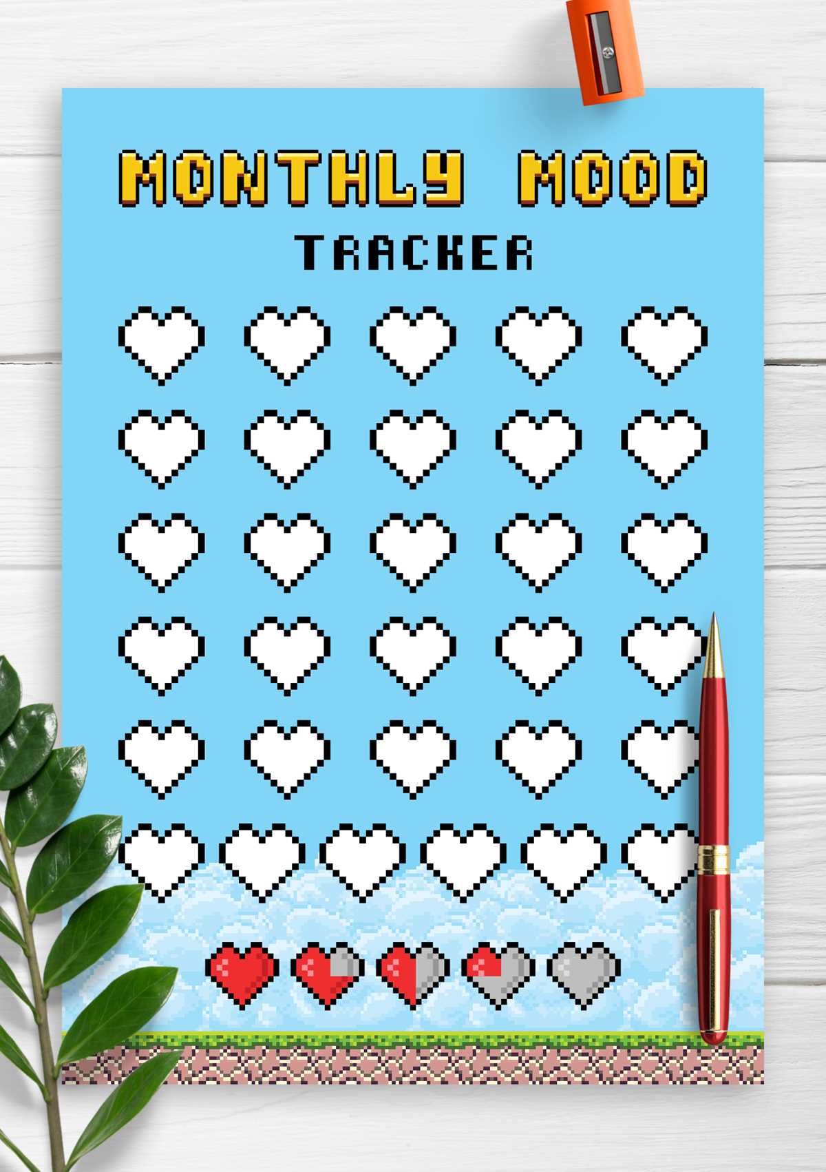 mood tracker printable