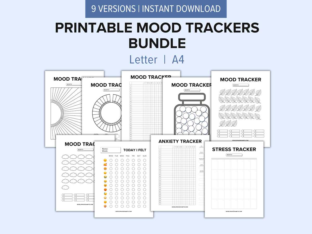 mood tracker printable