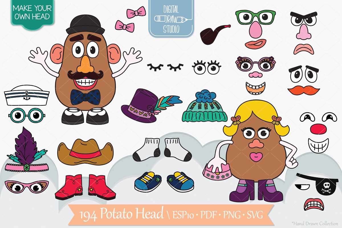 mr and mrs potato head printables