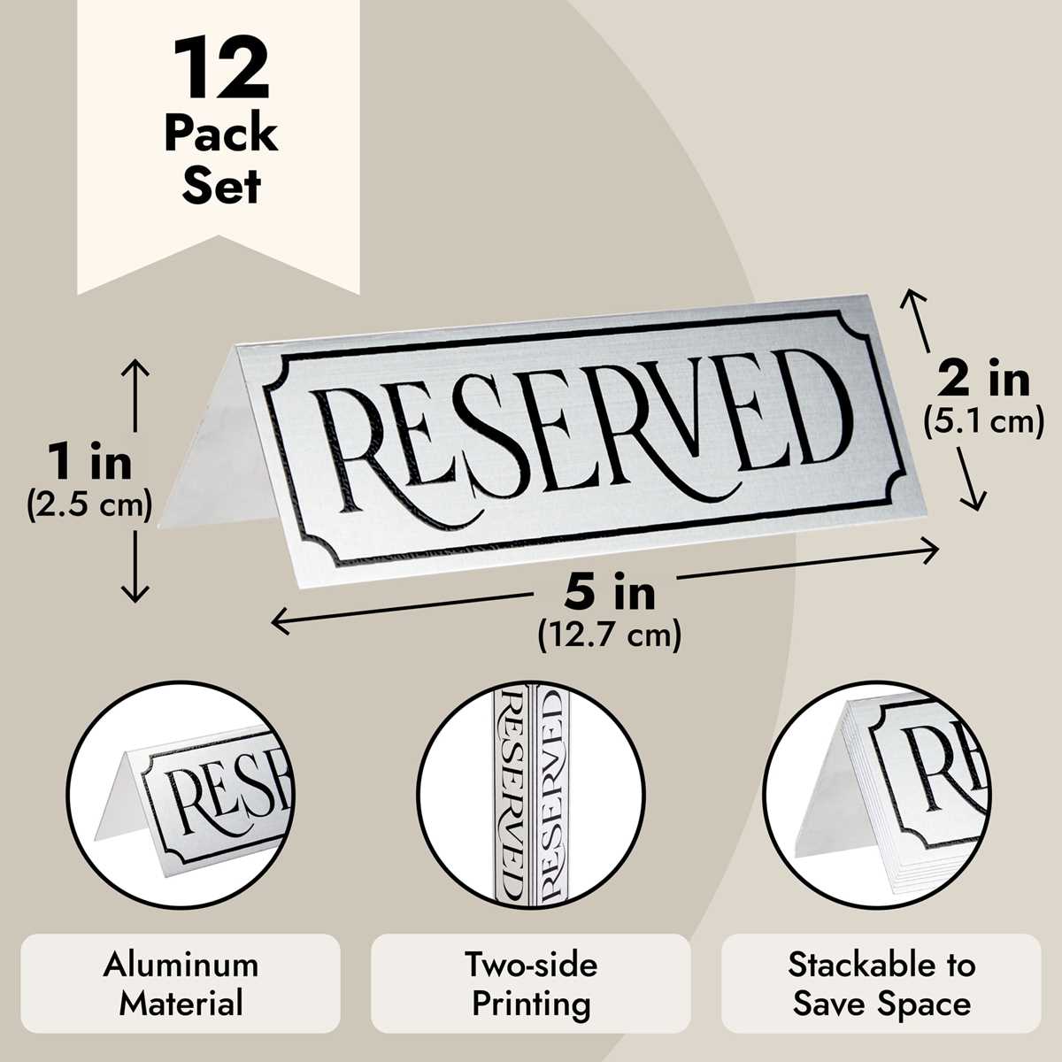 printable reserved table signs