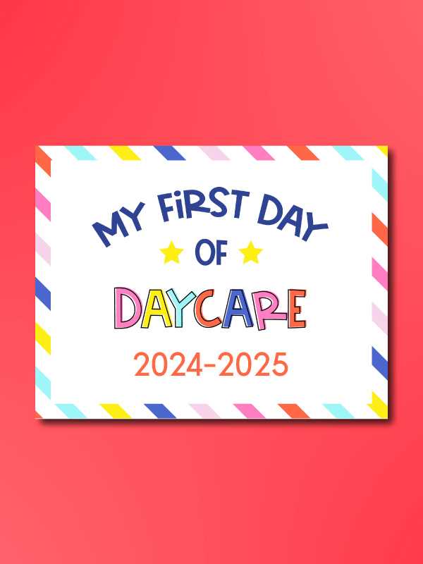 free printable first day of preschool sign free printable first day of preschool sign