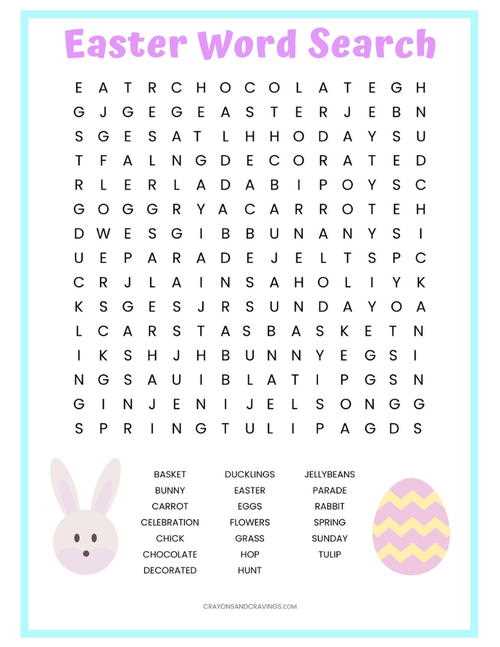 large word search printable