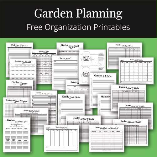 garden planner free printable garden planner free printable