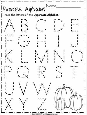 alphabet tracing worksheets printable