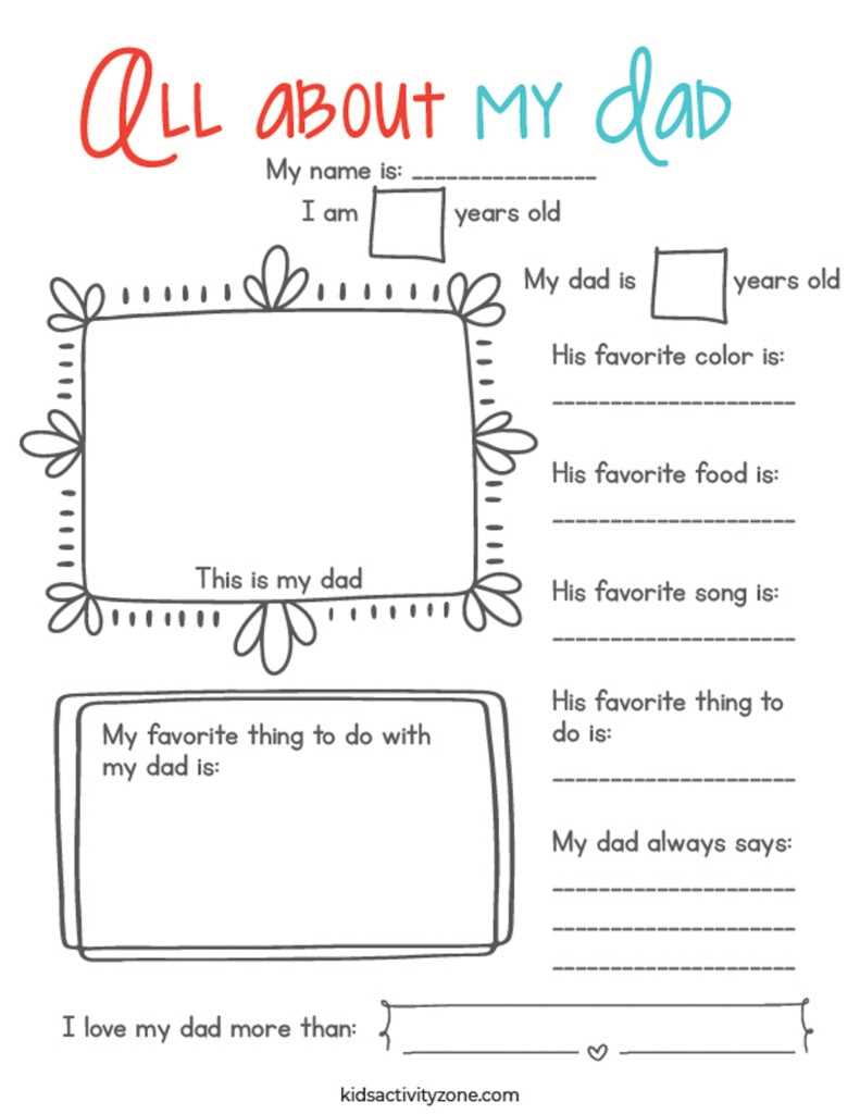 fathers day fill in the blank free printable