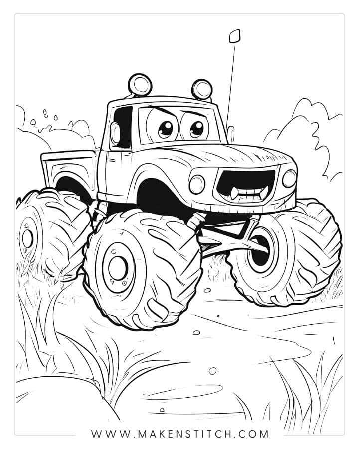 printable coloring pages monster trucks printable coloring pages monster trucks