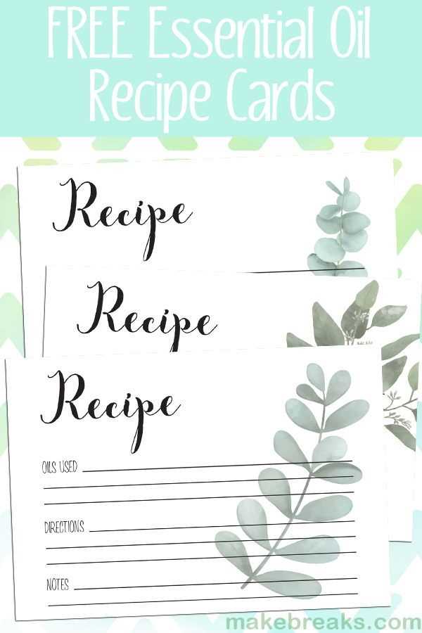 printable essential oil recipes printable essential oil recipes