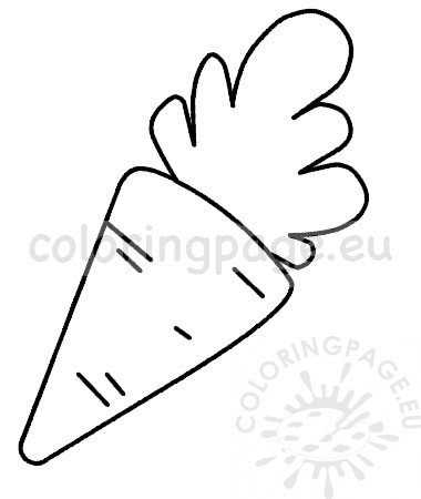 carrot template printable