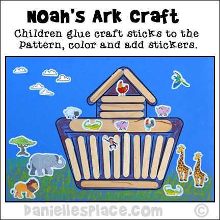 noahs ark printable craft noahs ark printable craft