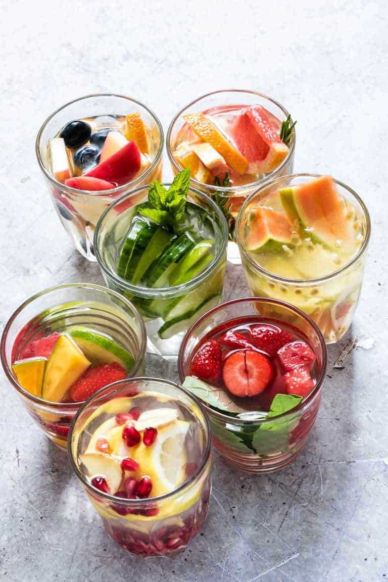 printable infused water recipes