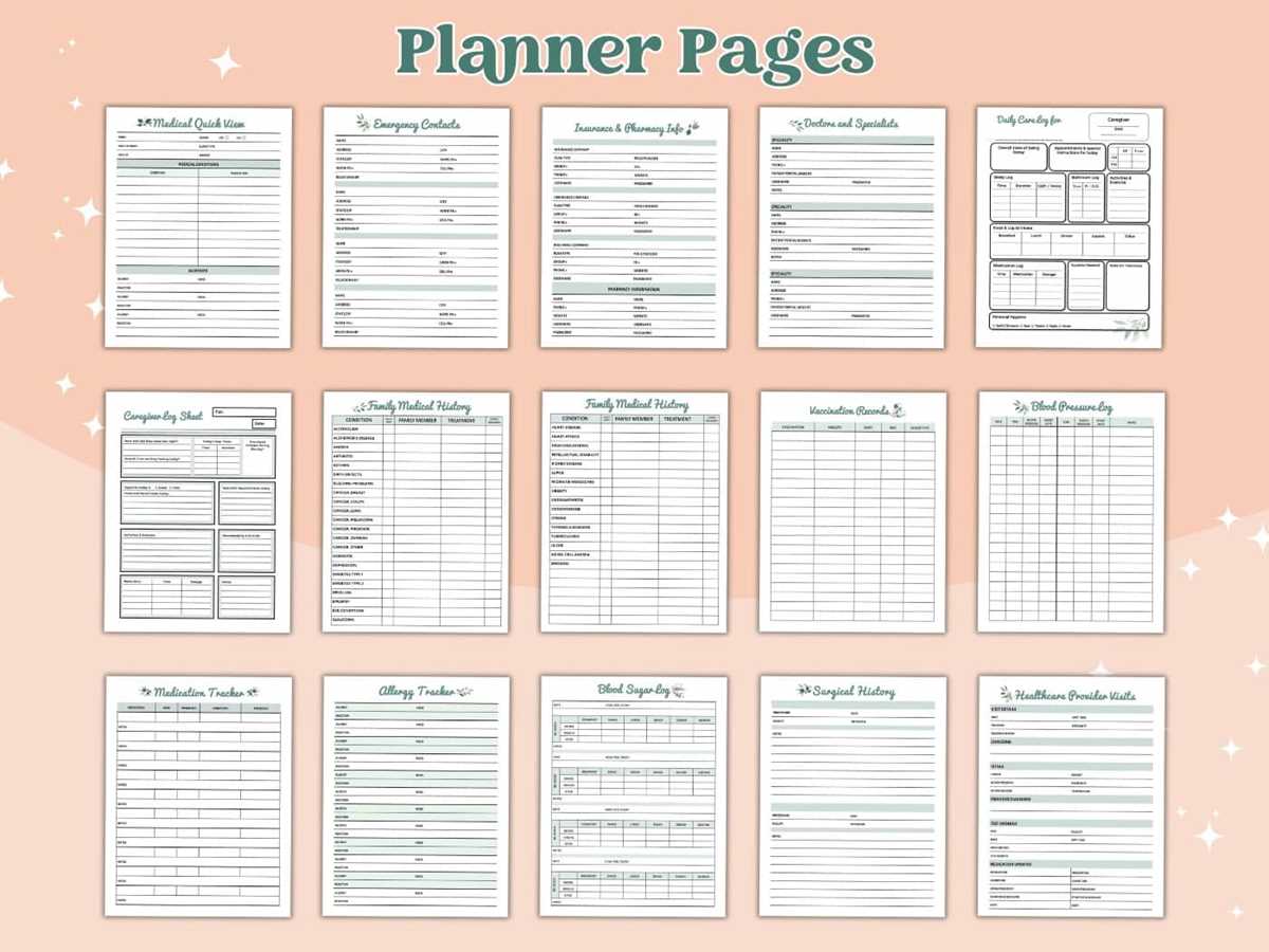 medical binder printables medical binder printables