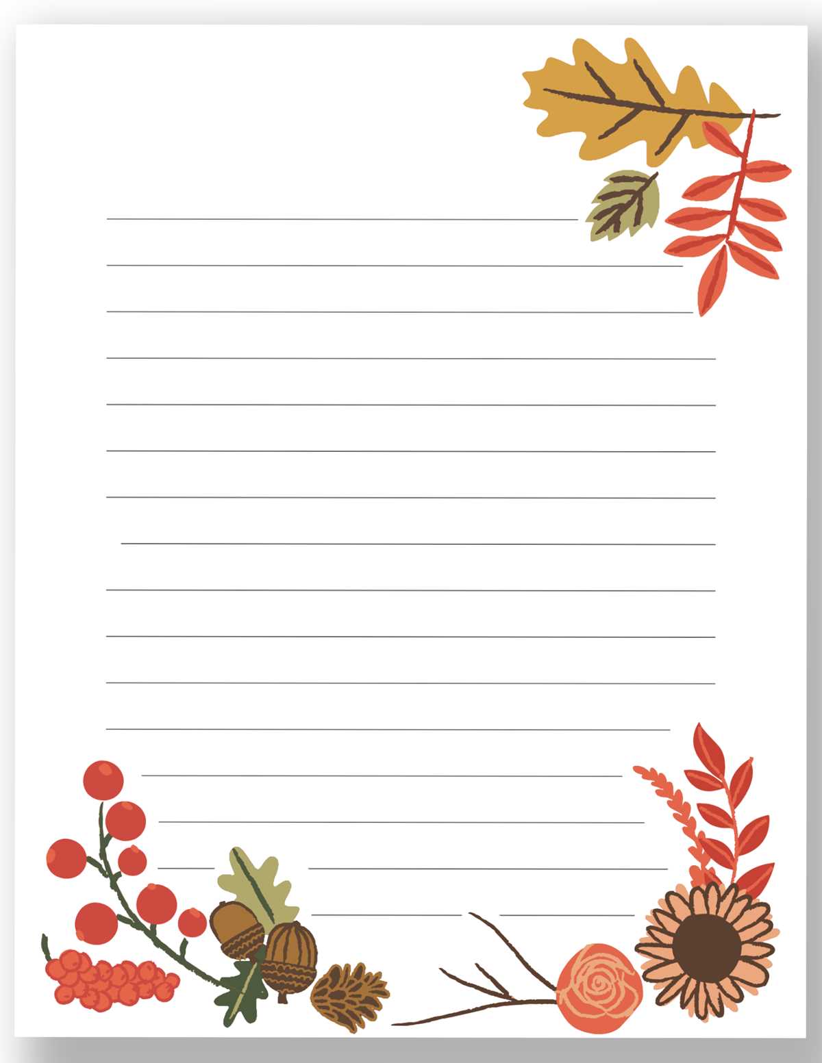 fall stationery free printable fall stationery free printable